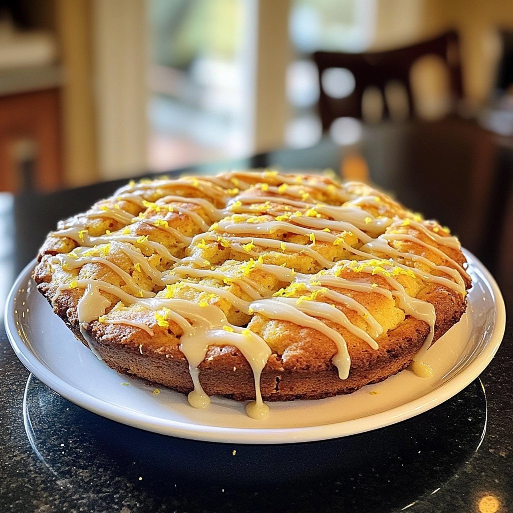 Zitronenkuchen mit Joghurt Glasur