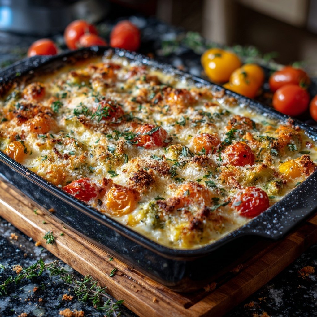 Brokkoli Tomaten Auflauf