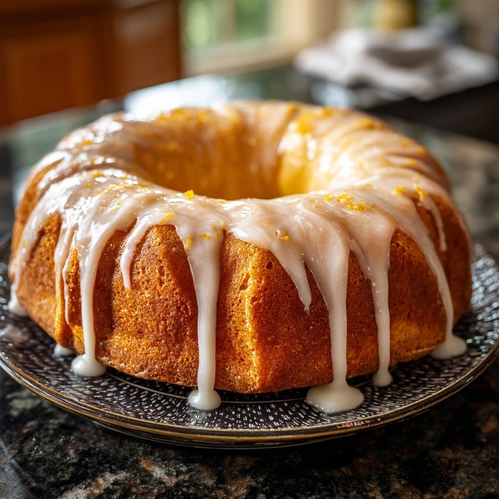 Karottenkuchen Mit Zitronenguss