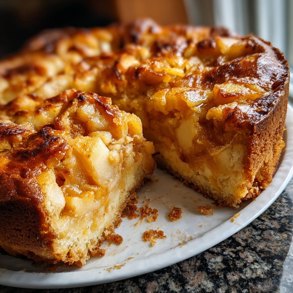 Bananenkuchen mit Apfel