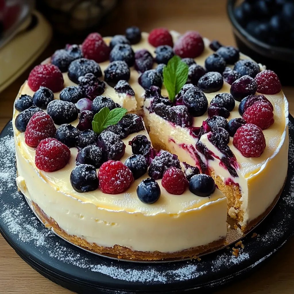 Blaubeer-Torte ohne Backen