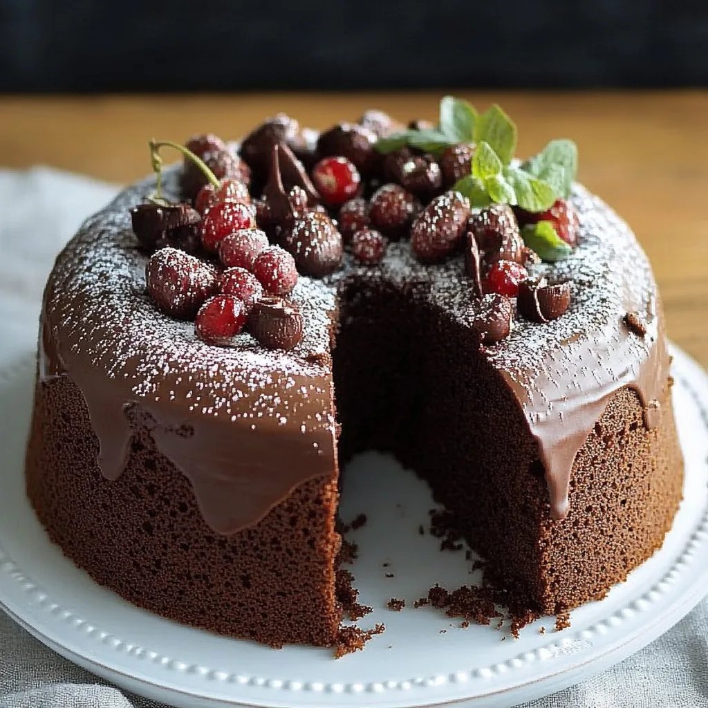 Schokogugelhupf mit Nüssen