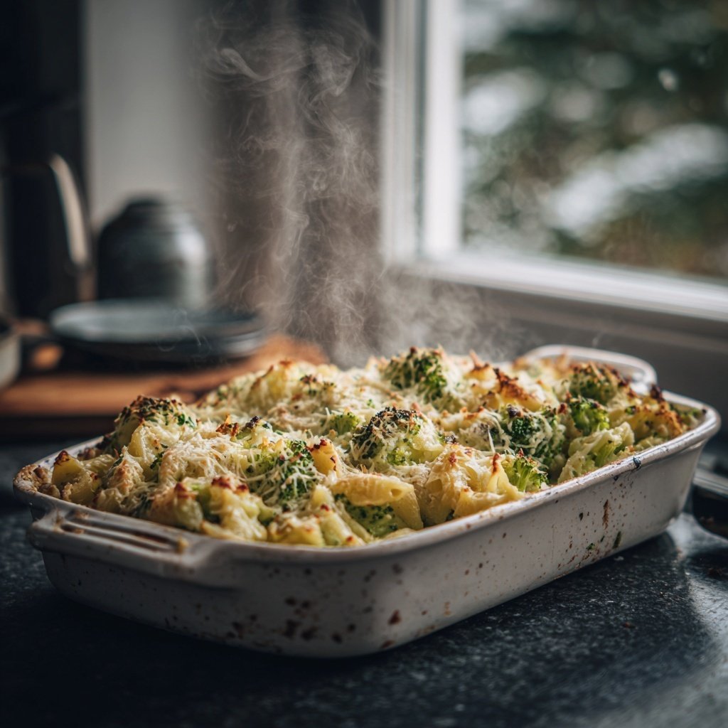Brokkoli Nudelauflauf Mit Käse