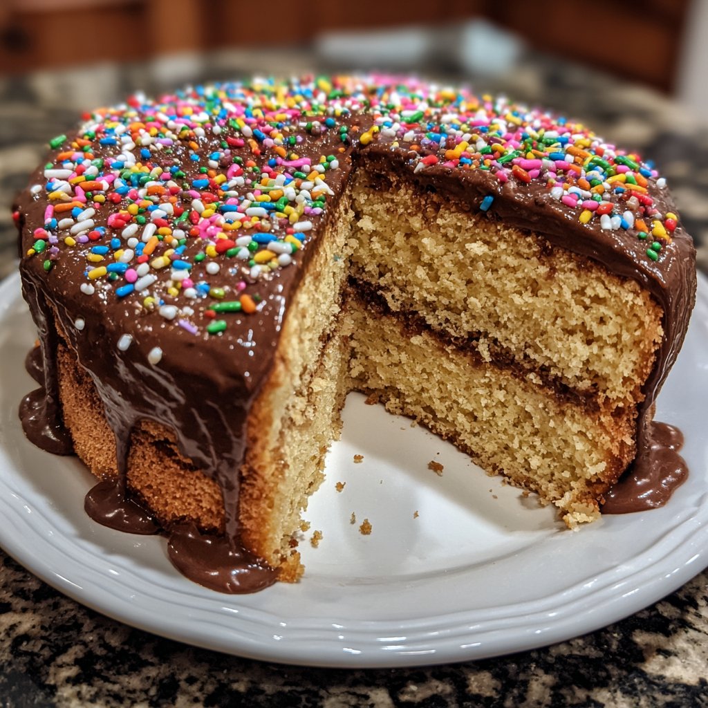 Geburtstagskuchen saftig