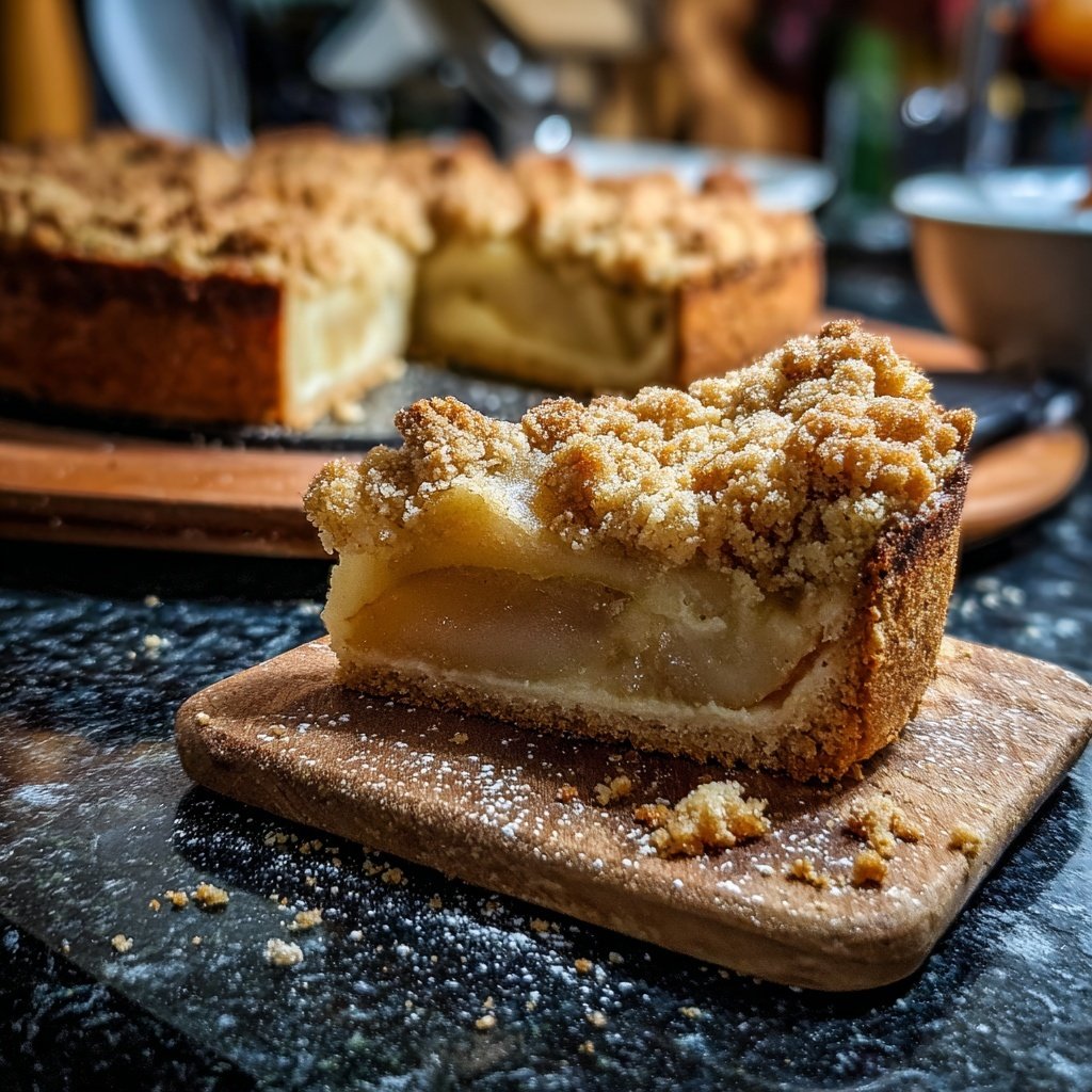 Birnen-Streuselkuchen