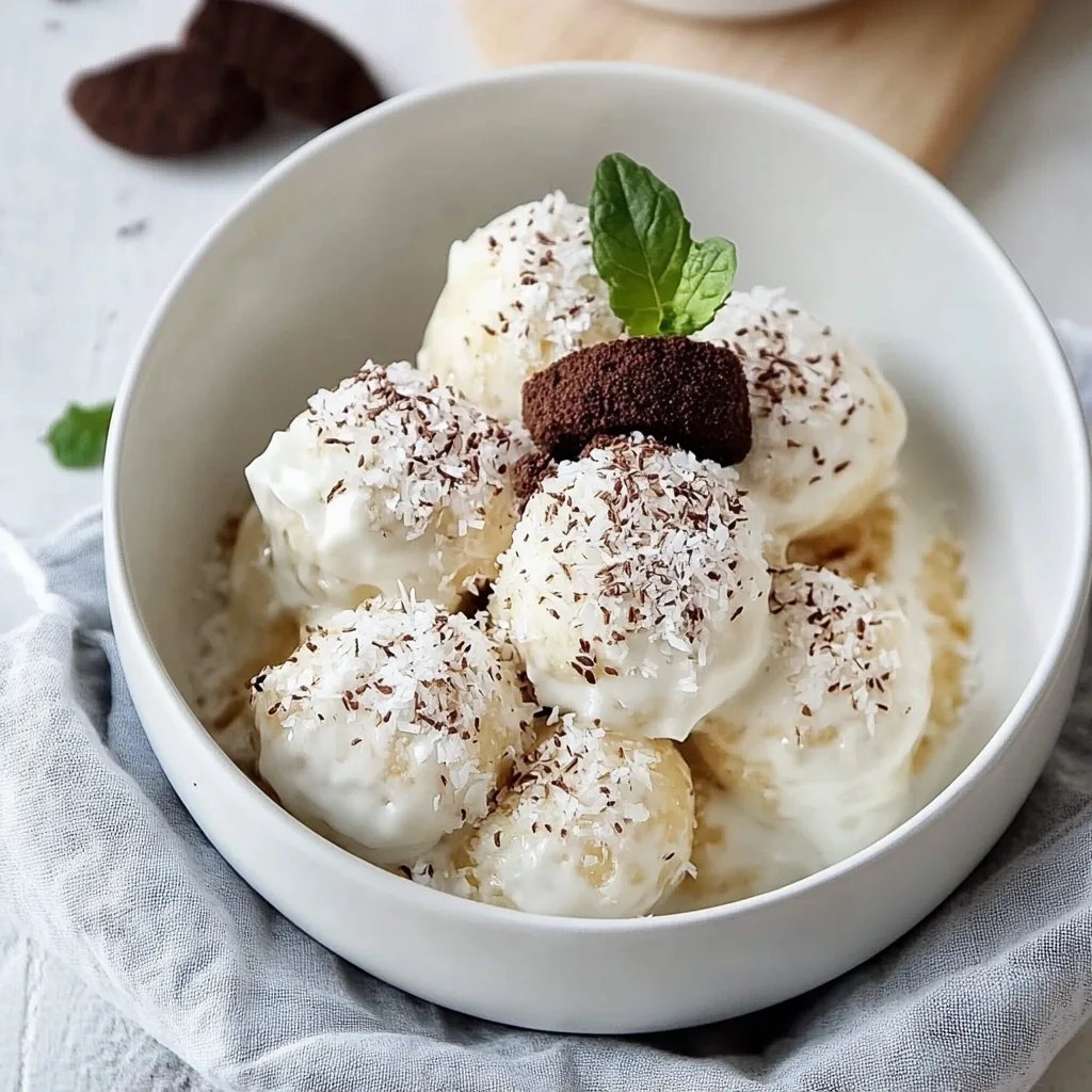 Kokos Makronen Trüffel