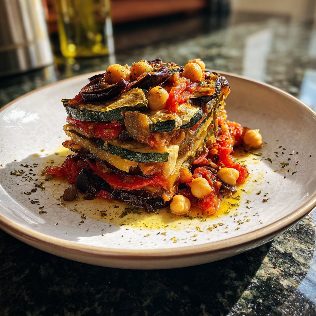 Ratatouille mit Kichererbsen