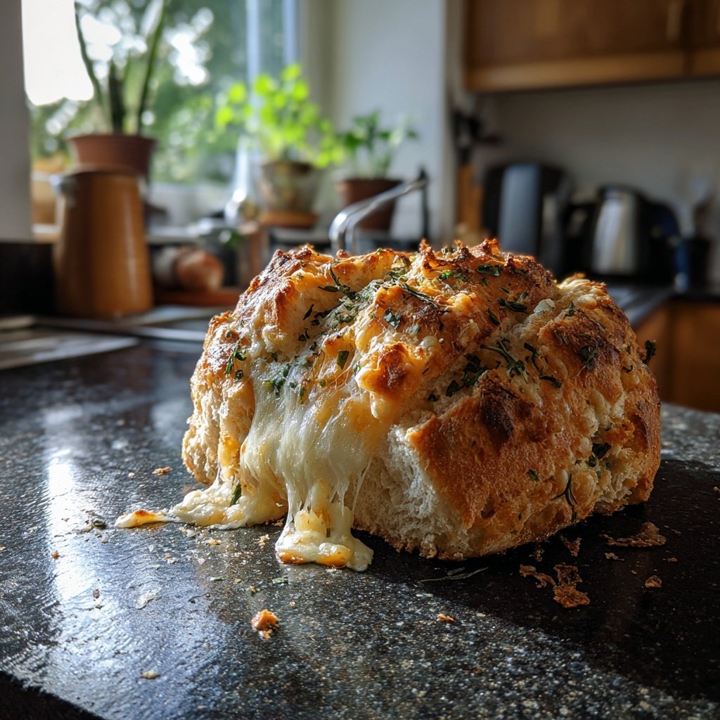 Zupfbrot Mit Käse Kruste