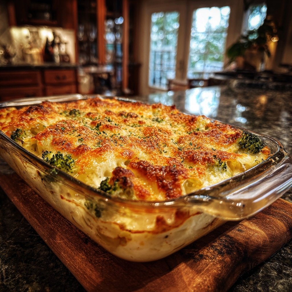 Brokkoli Kartoffel Gratin Mit Muskat