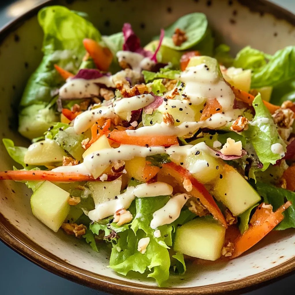 Chinakohl-Apfel-Salat mit veganem Joghurtdressing