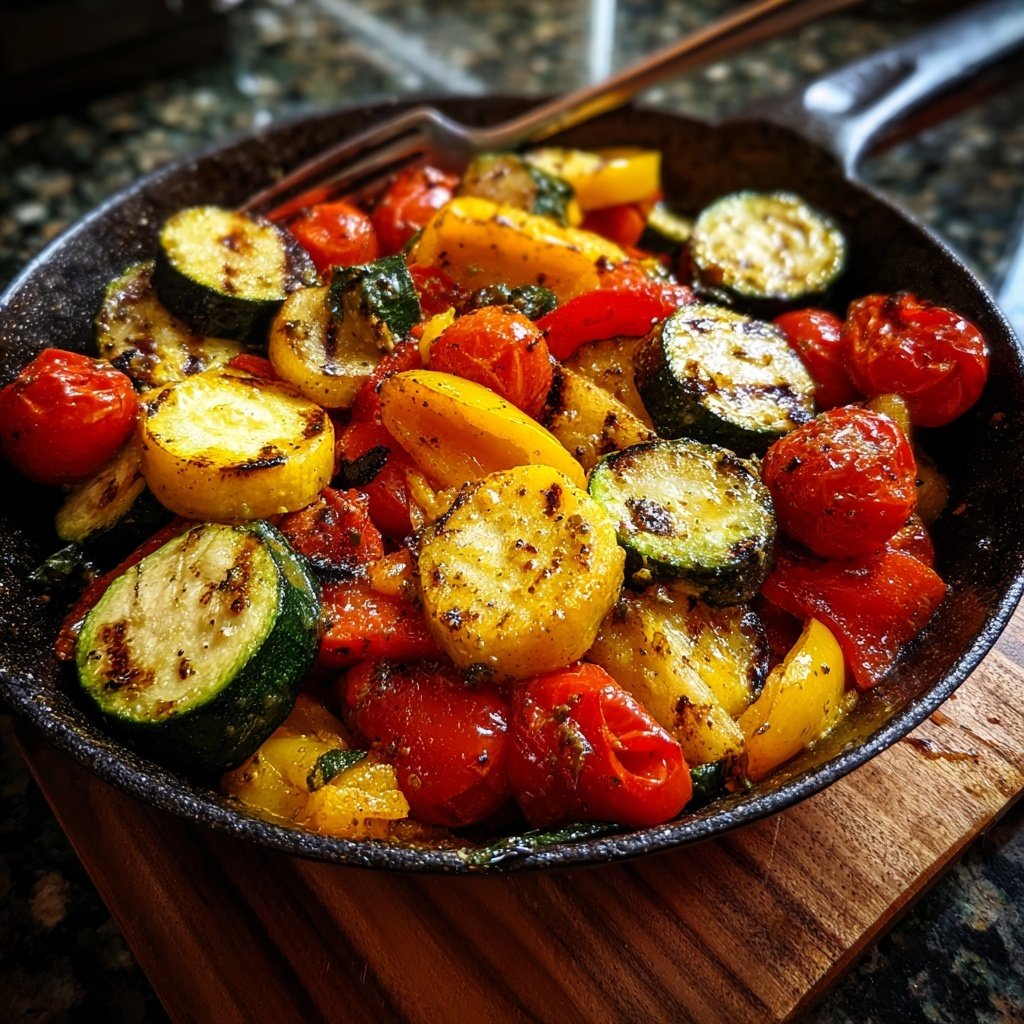Grill Gemüse Pfanne