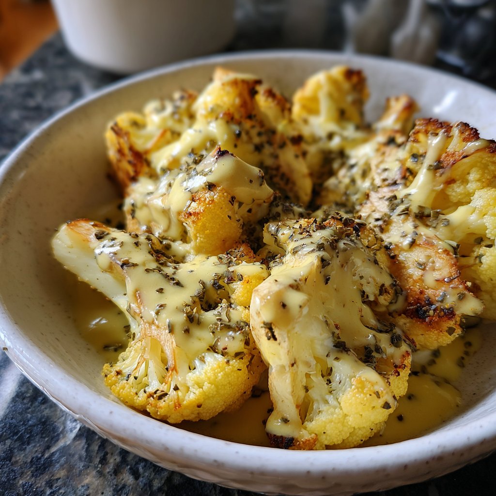 Blumenkohl mit Senfsauce