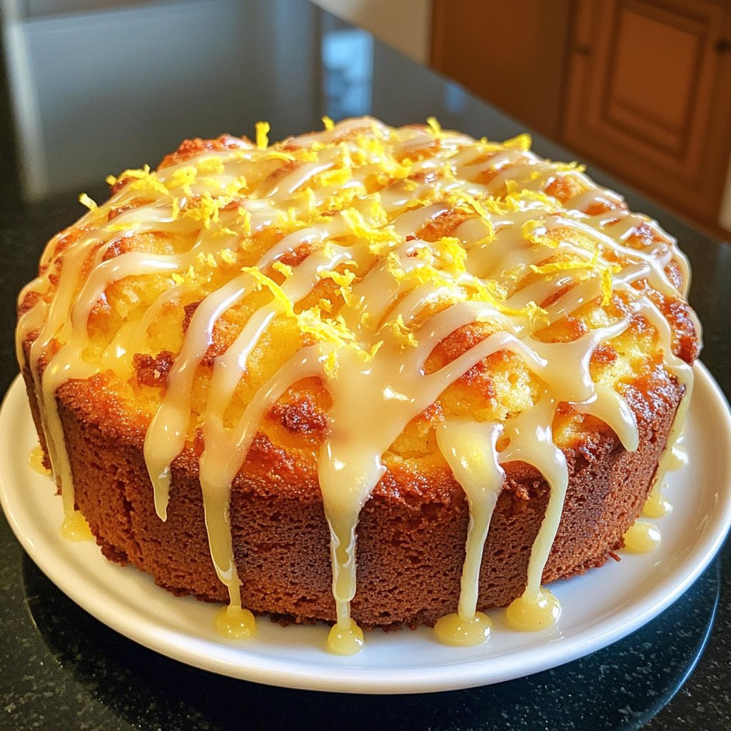 Zitronenkuchen saftig