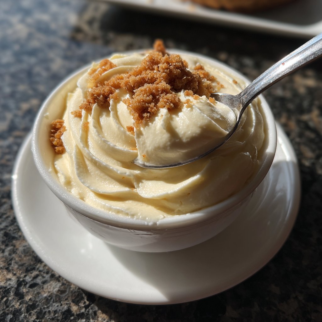 Weiße Schokoladenmousse