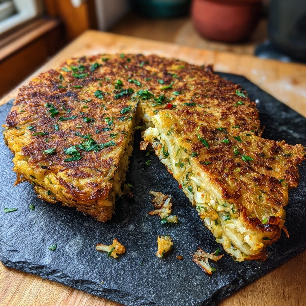 Blumenkohl Rösti Knusprig