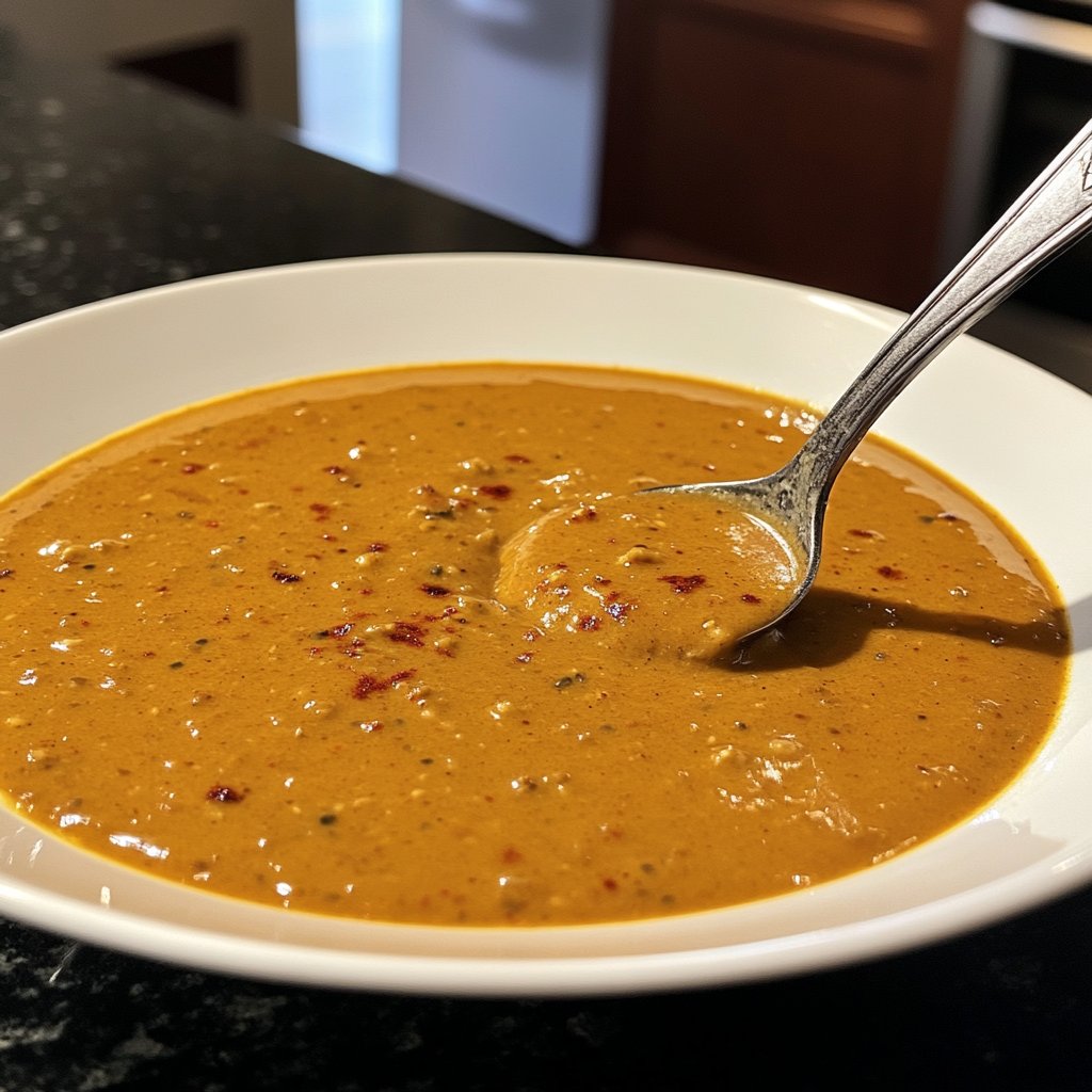 Kürbissuppe mit Kreuzkümmel